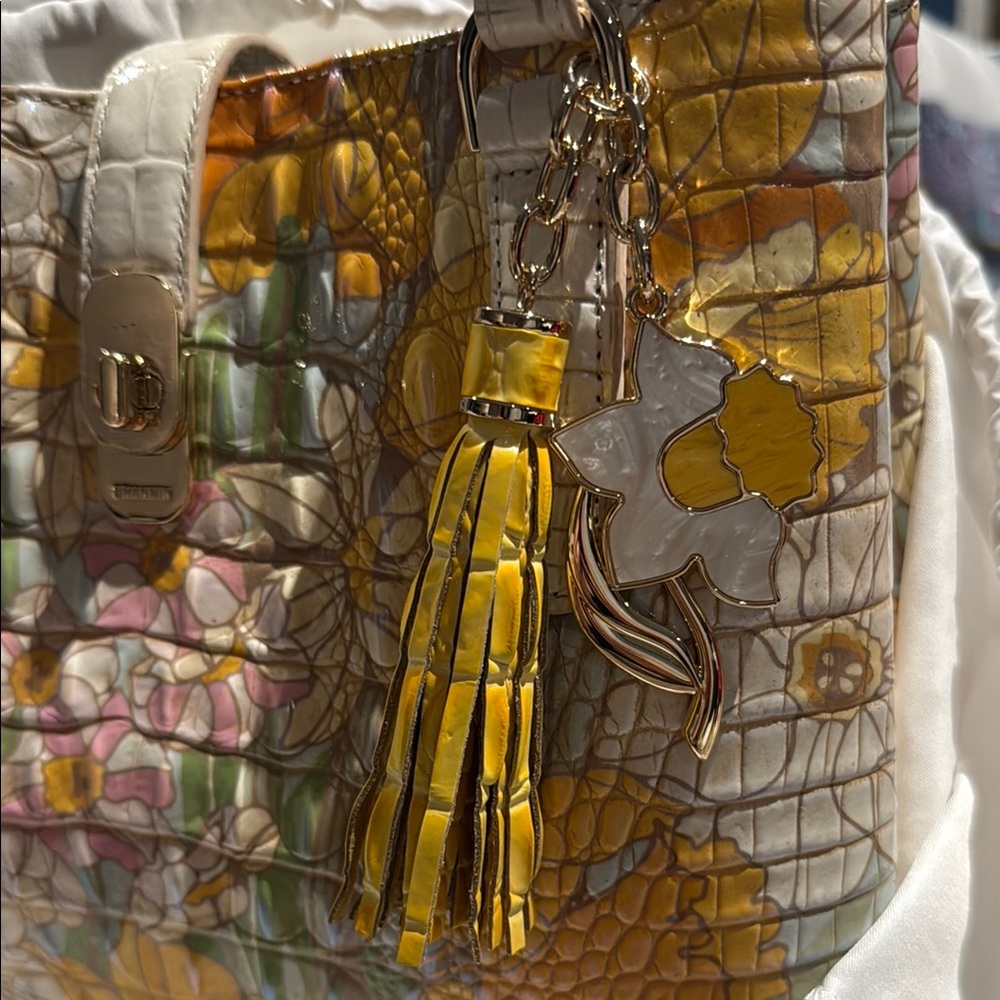 Brahmin Fiora Daffodil Pimlico bag New! Style T98226300332 - Picture 3 of 14